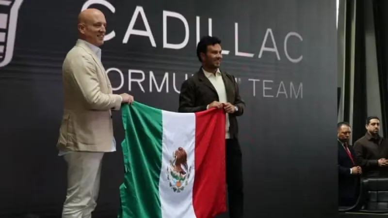 Checo ha causado sensación con Cadillac