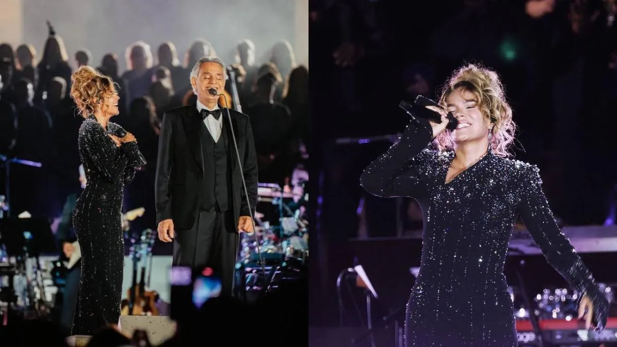 Karol G y Andrea Bocelli cantaron varios de sus éxitos/X