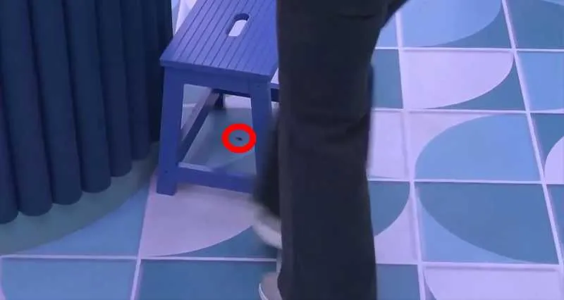 Finalmente Mar Contreras acabó con la cucaracha pisándola/X: @LaCasaFamososMx