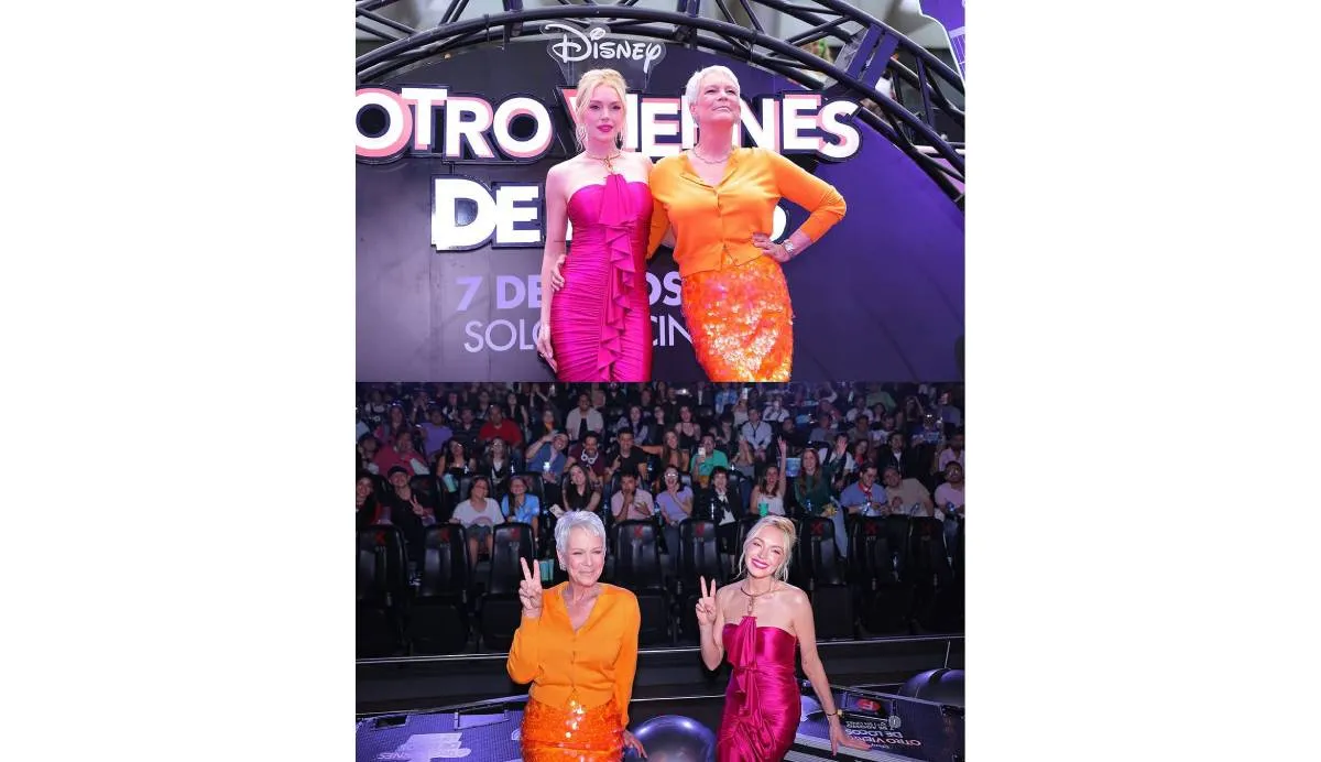 Jamie Lee Curtis y Lindsay Lohan visitaron la CDMX para promocionar la nueva película Otro viernes de locos | RS