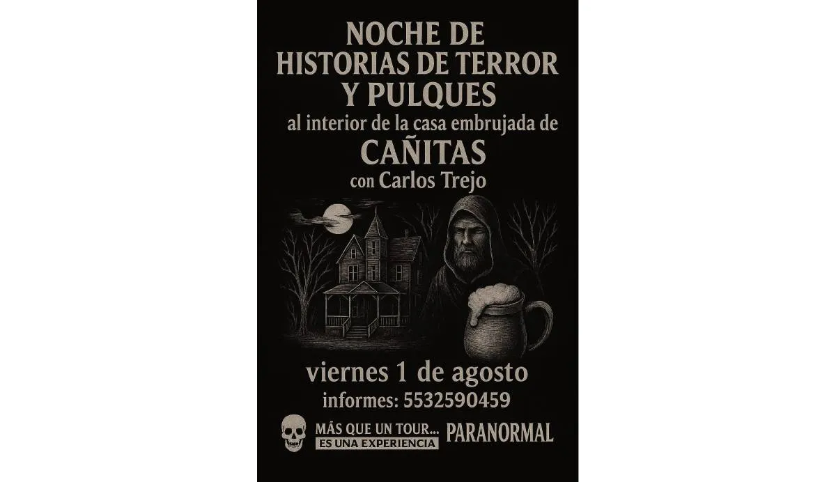 "Tour del Más Allá" tendrá lugar el viernes 1 de agosto de 2025 | FB: Pulquipedia