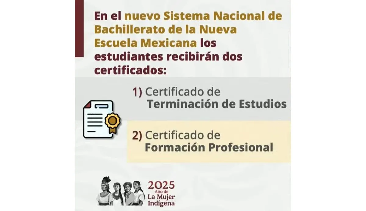 La medida forma parte del Nuevo Bachillerato Nacional | Captura de pantalla