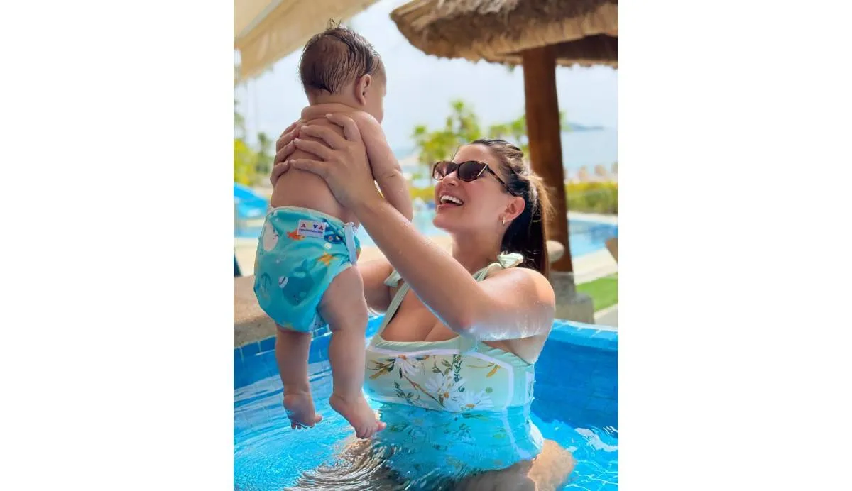 Sofía Rivera Torres y su hijo Ferrán | IG: sofiariveratorres