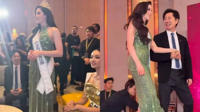 Fátima y Nawat se reencontraron luego del triunfo de la mexicana en Miss Universo/IG: @ferremolkito