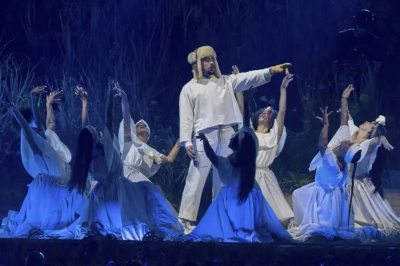 Bad Bunny en Puerto Rico. / AP