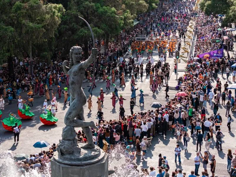 Fueron casi 1.5 millones los asistentes al Desfile de Día de Muertos/Gobierno CDMX