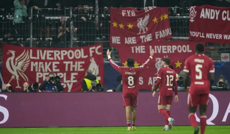 Festejo del Liverpool