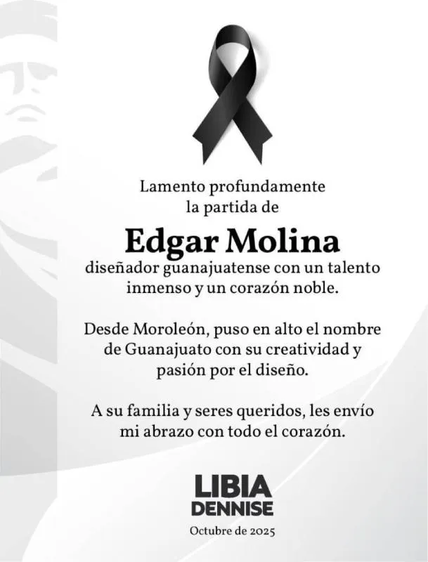 Mediante redes sociales se lamentó la muerte del diseñador/X