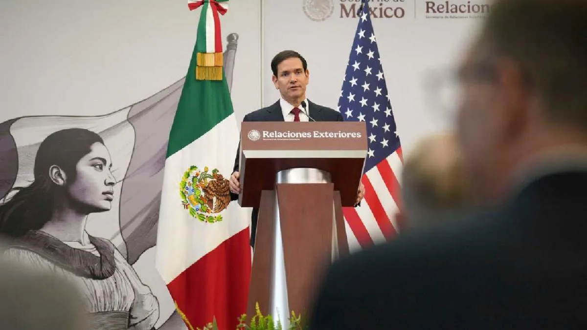 Marco Rubio vino a México exclusivamente a reunirse con la presidenta/AP