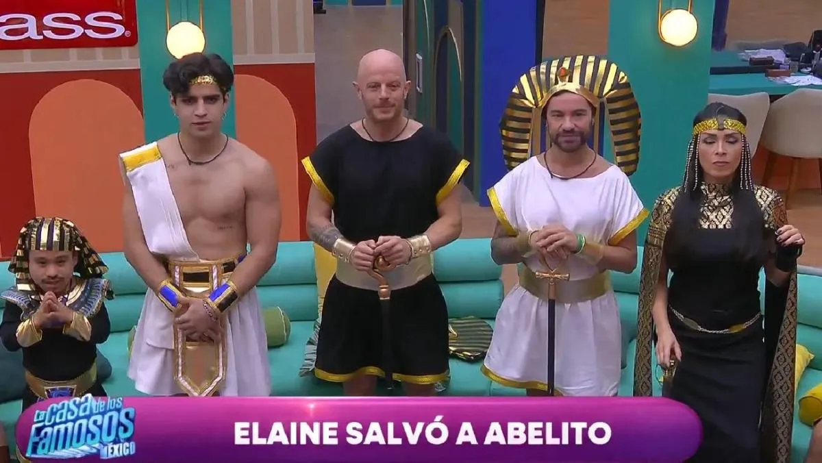 Con la salvación de Abelito, los nominados sólo son Aarón, Facundo, Shiky y Dalílah/X: @LaCasaFamososMx