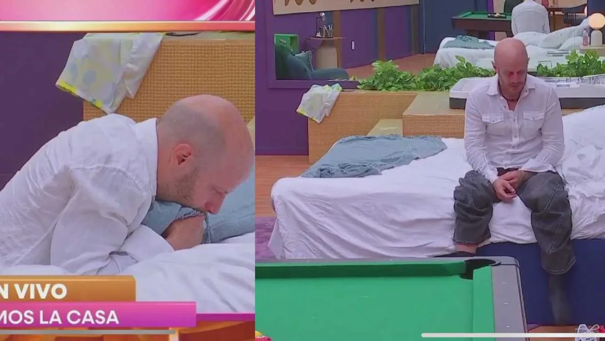 Facundo prefirió alejarse de sus compañeros y ponerse a llorar/X: @LaCasaFamososMx