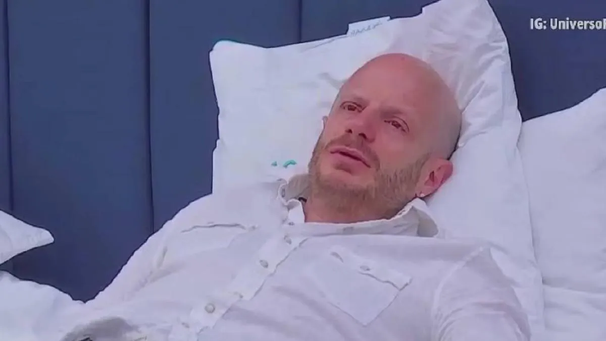 Facundo quedó afectado después de la llamada con su novia/X: @LaCasaFamososMx