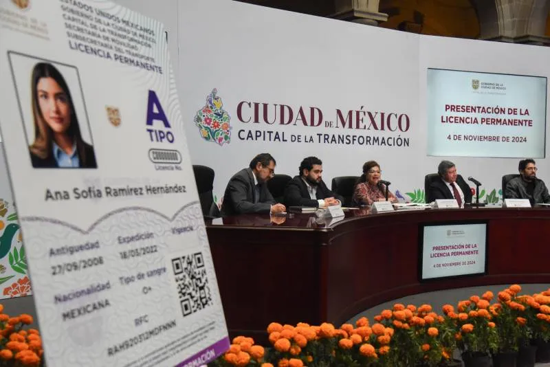 Desde noviembre del año pasado está disponible la licencia permanente en CDMX/Gobierno