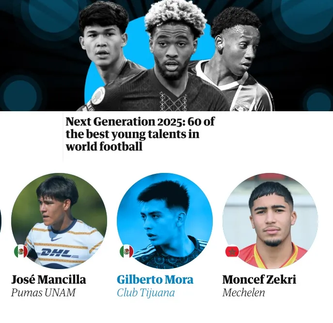 Mora fue incluido en el listado internacional