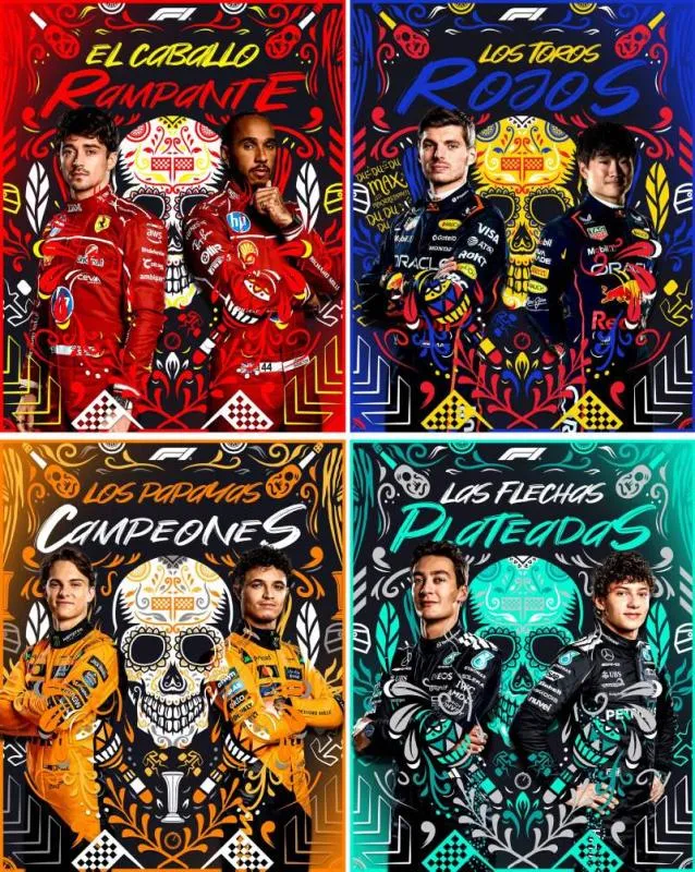 Así son las escuderías presentadas por la F1