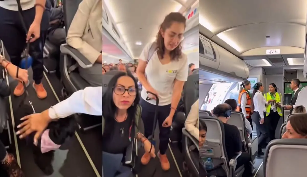 Hubo otro caso en donde a una mujer no la dejaron viajar con su perro porque no llevaba bozal/X