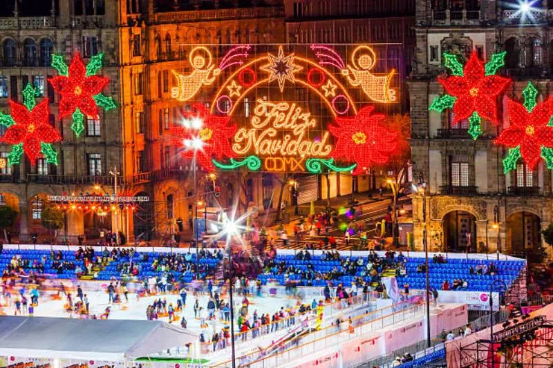 La pista de hielo fue sustituida por otras atracciones navideñas. / iStock