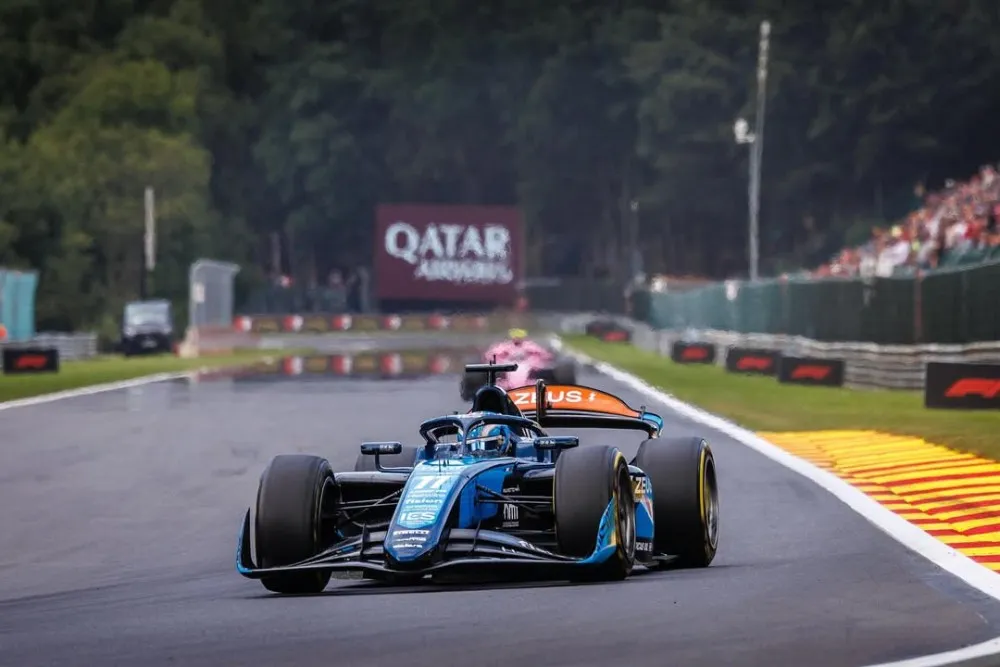 Crawford por ahora es tercer en el campeonato de F2