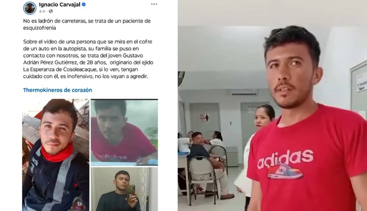 Familiares del joven dijeron que no es un delincuente, sino que sufre de esquizofrenia/X