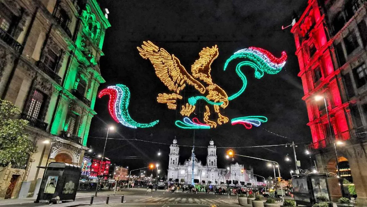 El Zócalo es uno de los lugares más emblemáticos para celebrar el 15 de septiembre/X