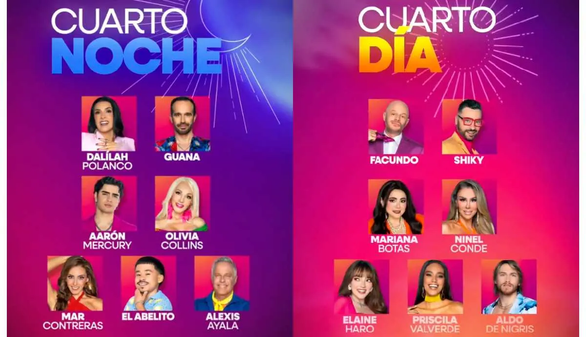 Ya quedó definido quiénes estarán en cada cuarto/X: @LaCasaFamososMx