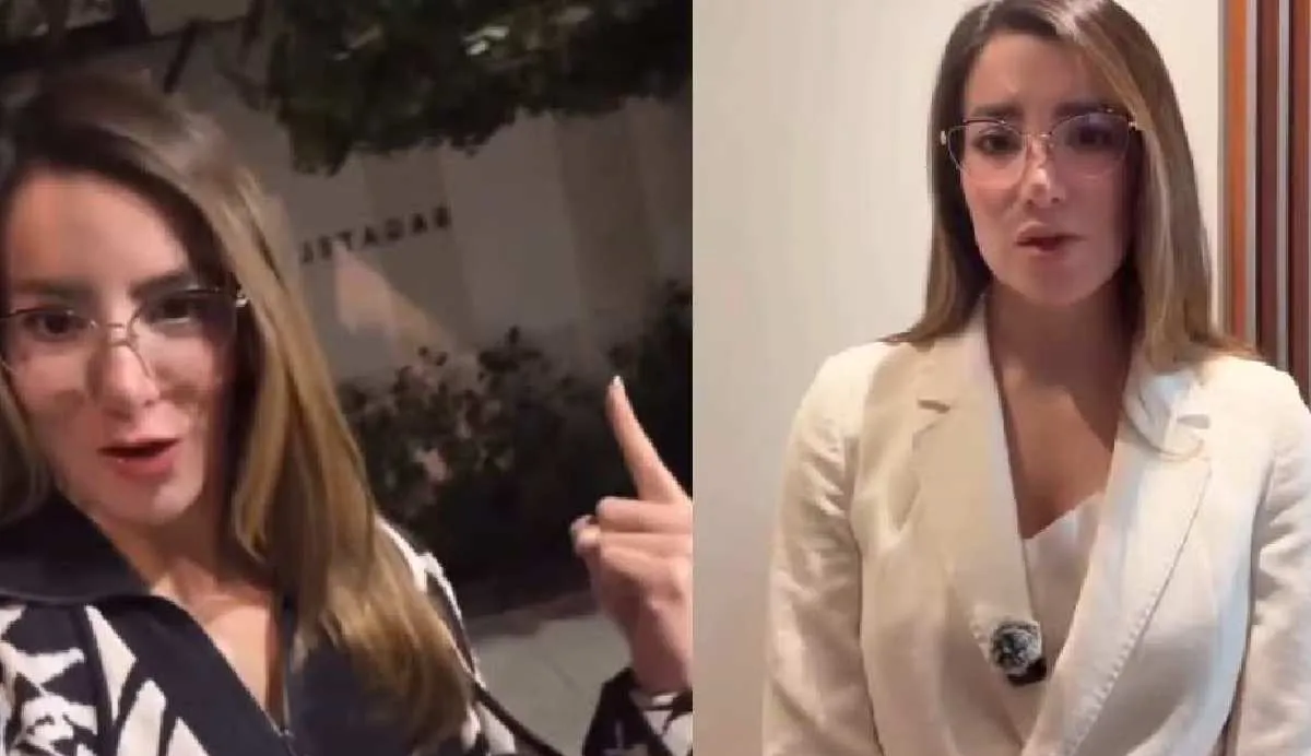 Claudia Mollinedo fue apodada como 'Lady Polanco' tras criticar a un restaurante/X