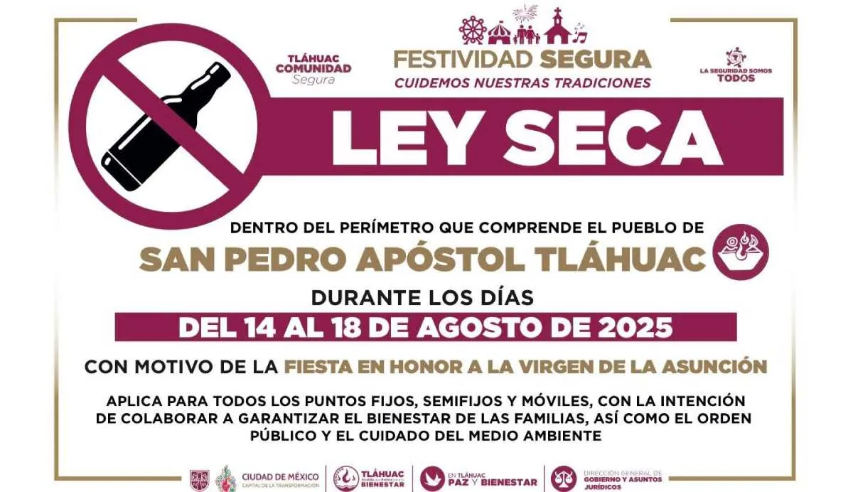 La restricción será exclusiva en la alcaldía Tláhuac/Facebook