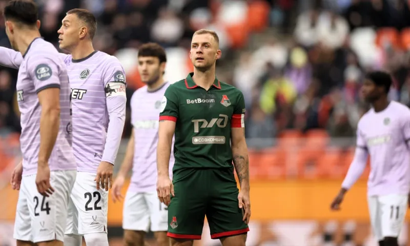 Lokomotiv no pudo adelantarse en el primer tiempo