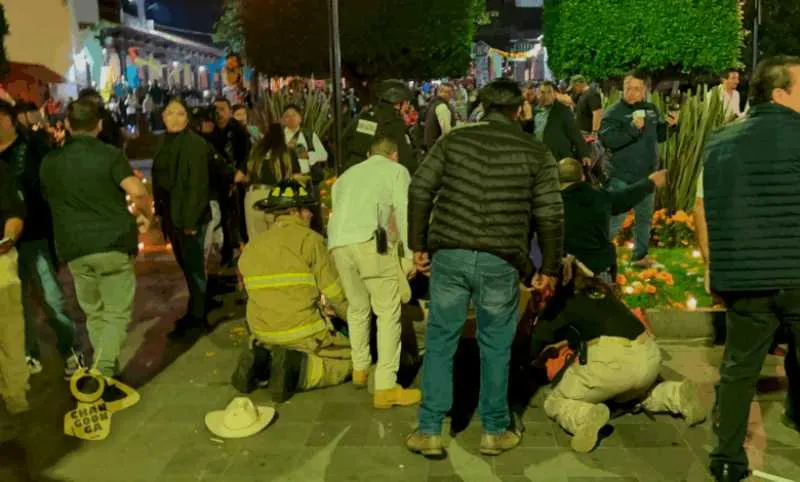 El alcalde de Uruapan fue asesinato en pleno Centro Histórico/X