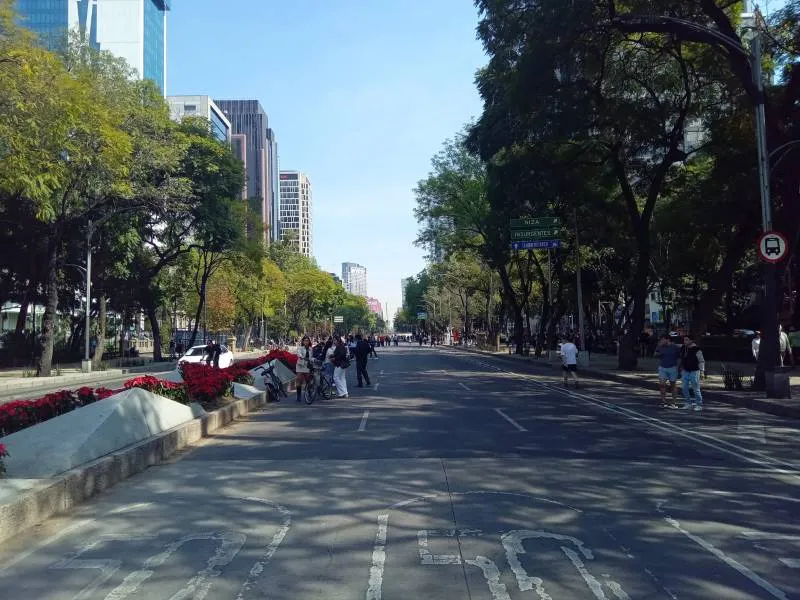 La marcha salió del Ángel de la Independencia ubicado en Reforma/X: @EnFocoNoticias1