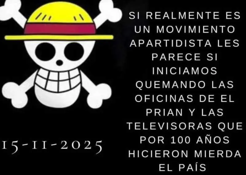 Mediante redes sociales se ha convocado a este movimiento/X