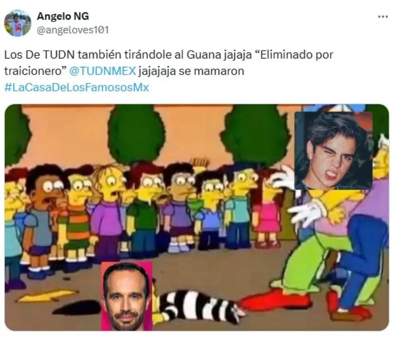 Guana se ganó la etiqueta de &quot;traicionero&quot; entre el público/X