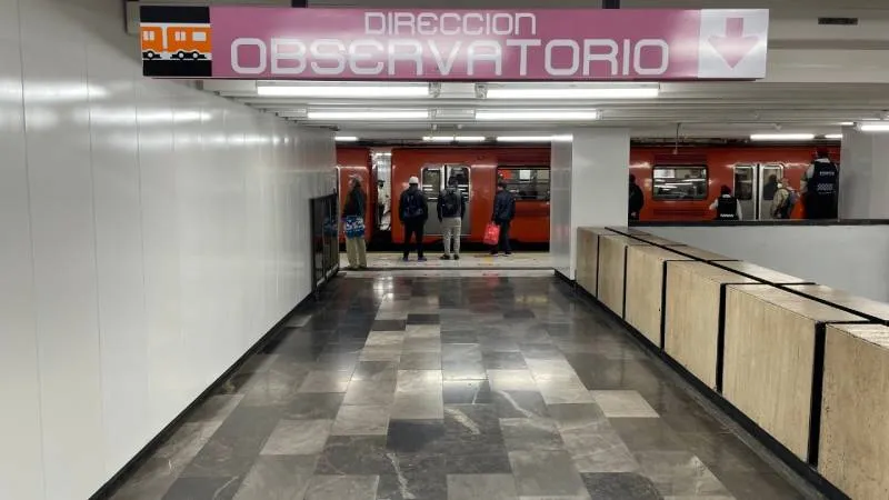 Desde julio de 2022 comenzó la remodelación de la Línea Rosa/Gobierno CDMX