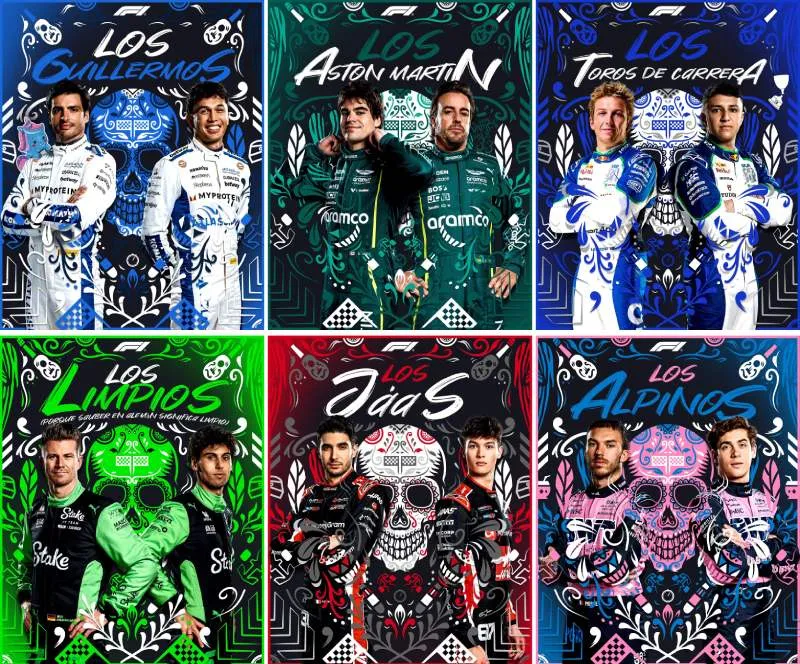 Así son las escuderías presentadas por la F1