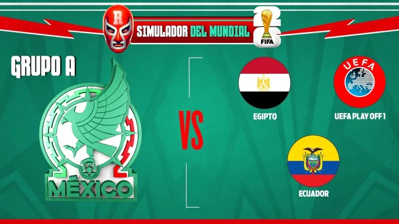 Así quedó el grupo de México, según la simulación de Récord