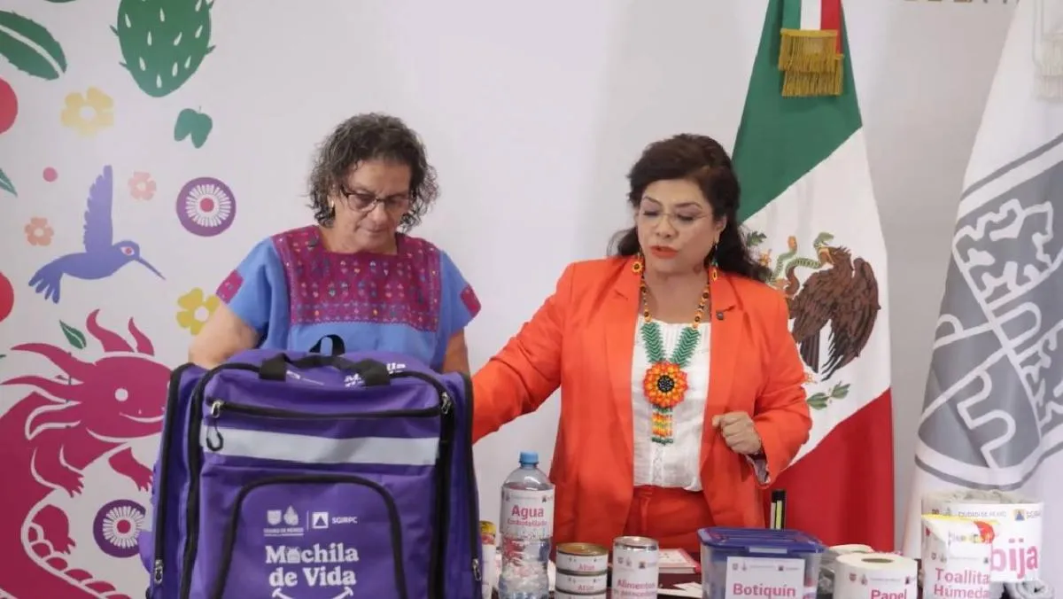Las mochilas de vida se entregarán en Unidades Habitacionales/Gobierno CDMX