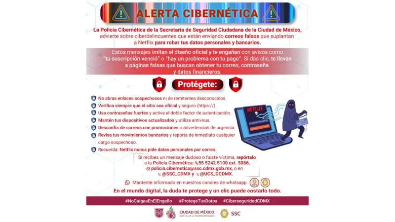La policía cibernética advierte sobre esta nueva modalidad de fraude/SSC