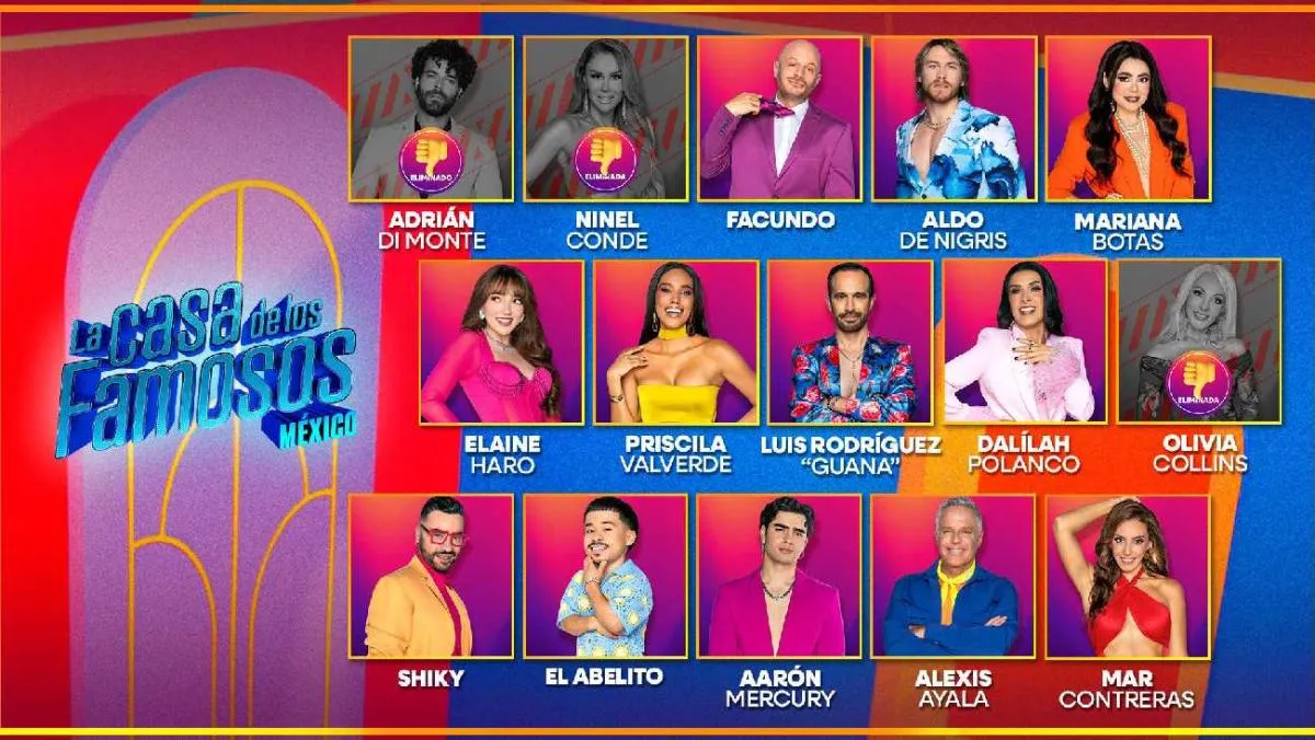 Ninel se unió a Olivia Collins y Adrián Di Monte como los eliminados del juego/X: @LaCasaFamososMx
