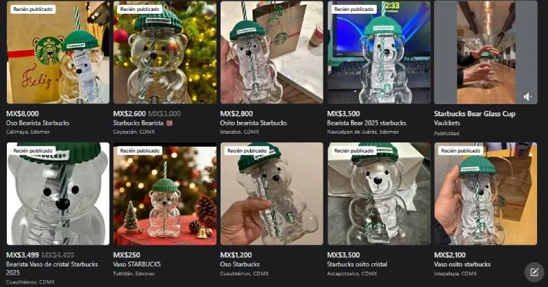 En Facebook hay quien revende el vaso en 8 mil pesos/Facebook