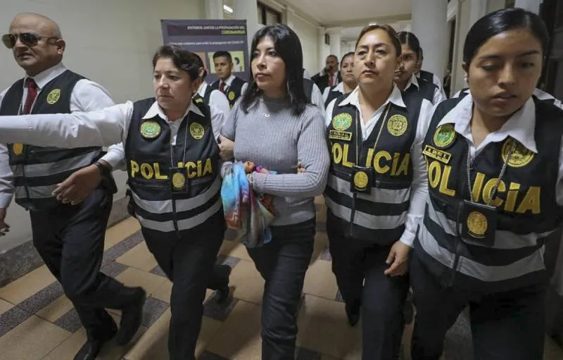 Betssy Chávez es acusada de intentar dar un golpe de estado/AFP-GrosbyGroup