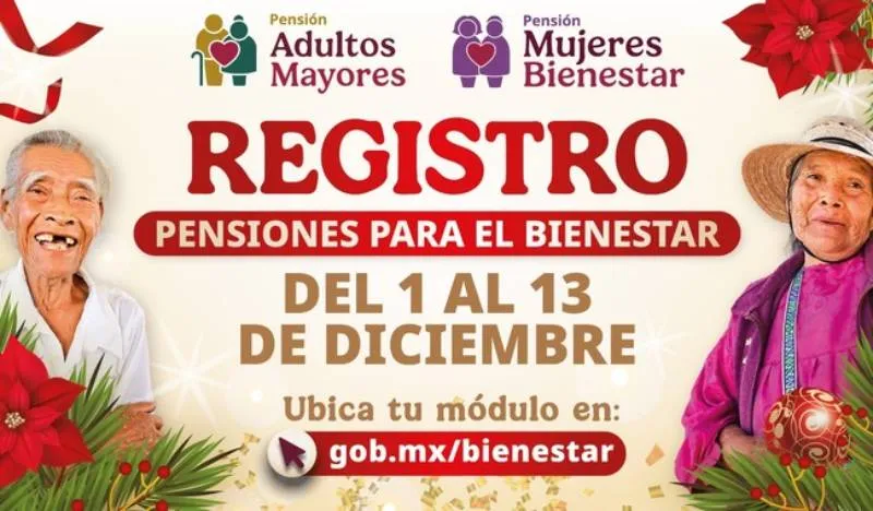 Nuevo periodo de registro para la Pensión Mujeres Bienestar y la Pensión para Personas Adultas Mayores. / Gob MX