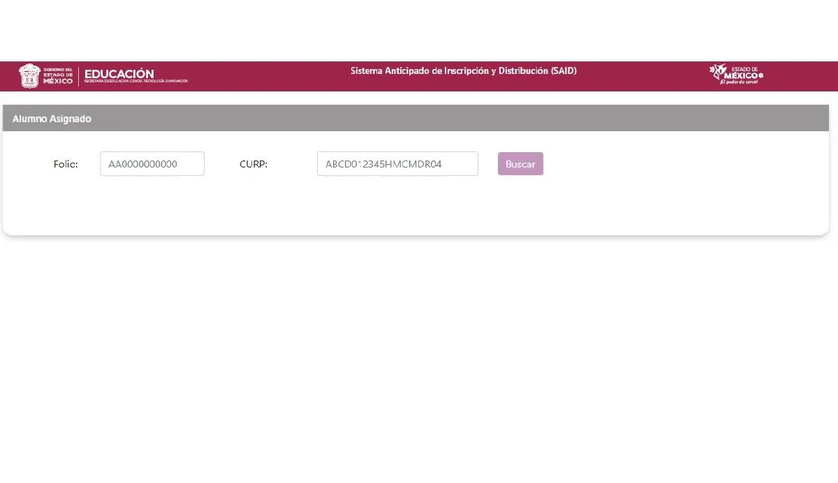 Esta es la pantalla que aparece al entrar al sitio/Gobierno Edomex