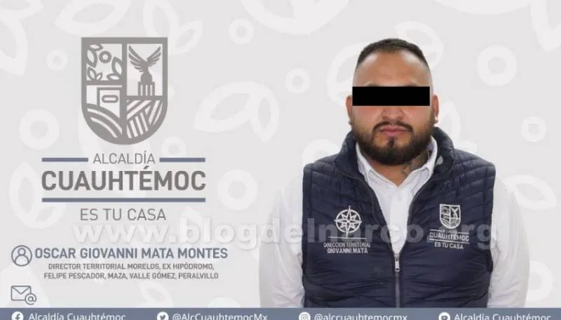 Giovani 'N' trabajó en la alcaldía Cuauhtémoc cuando Sandra Cuevas fue alcaldesa/X