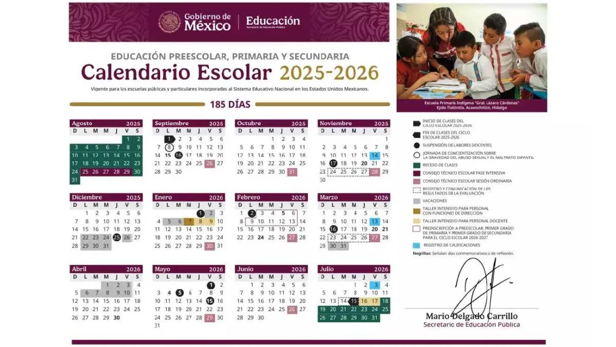 El 1 de septiembre darán inicio las clases del nuevo ciclo escolar/SEP