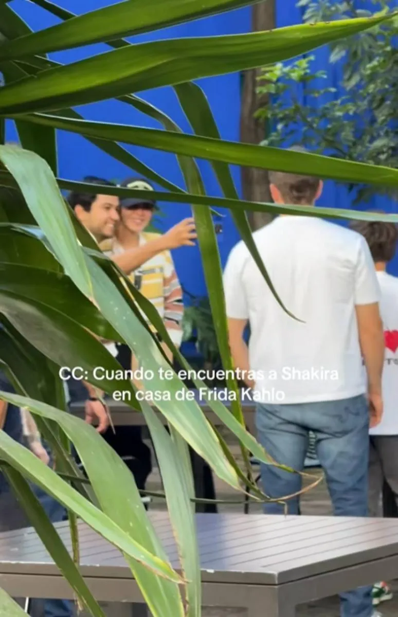 Shakira visitando La Casa Azul en CDMX | TikTok @javielias