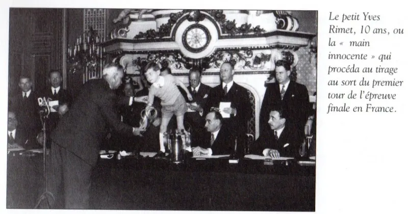 El sorteo del Mundial de 1938 pasará a la historia como uno de los más recordados