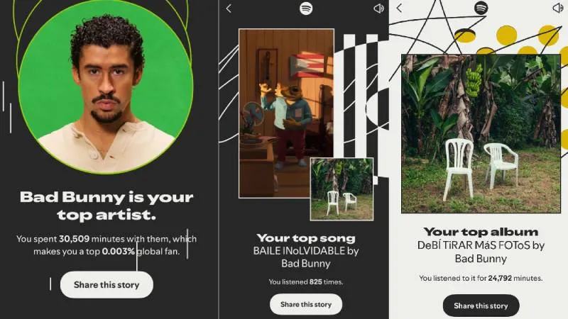 Sabrás qué canción, artista y álbum escuchaste más en el último año/Spotify