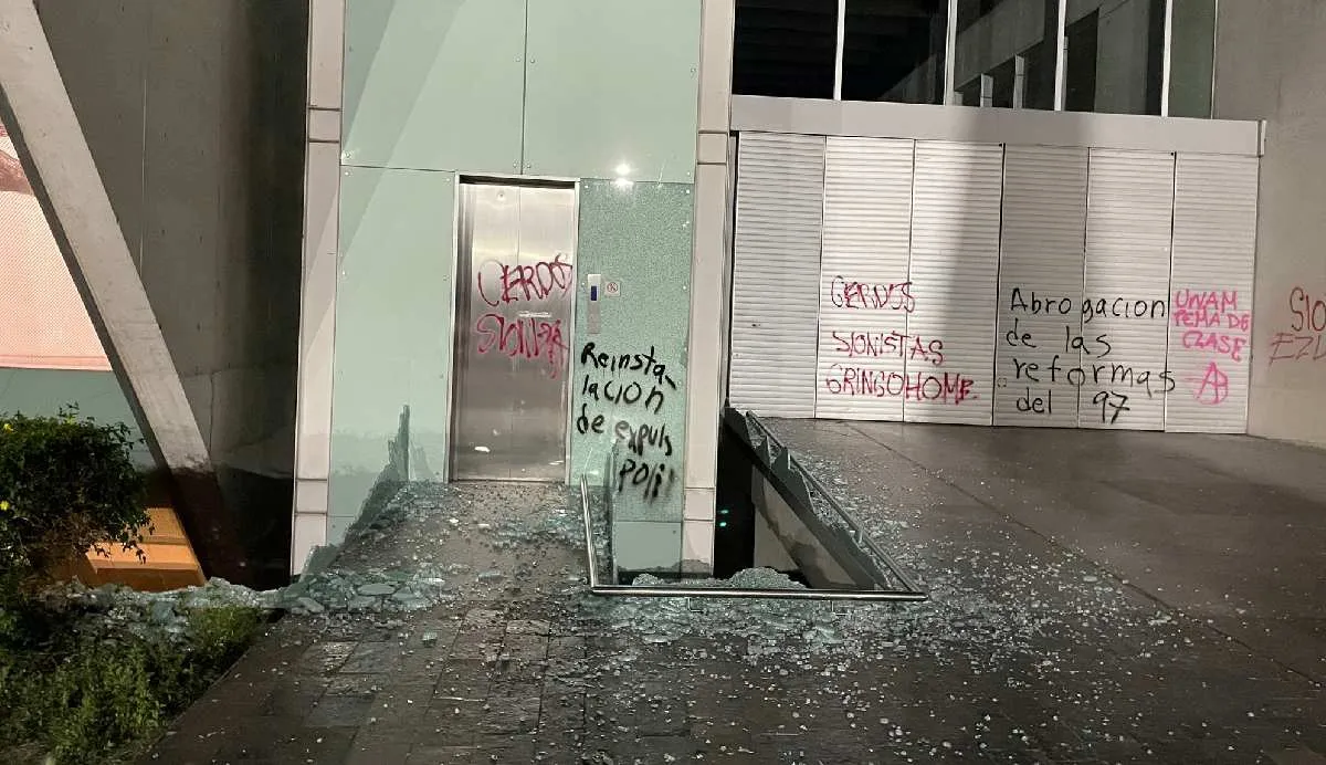 En las dos marchas pasadas hubo destrozos y vandalismo/X