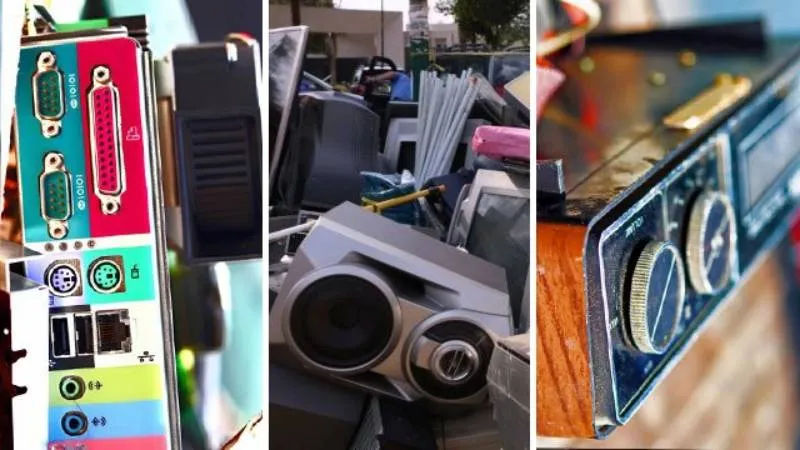 En el Reciclatrón se reciben televisores, computadoras, electrodomésticos, entre otros. / Sedema