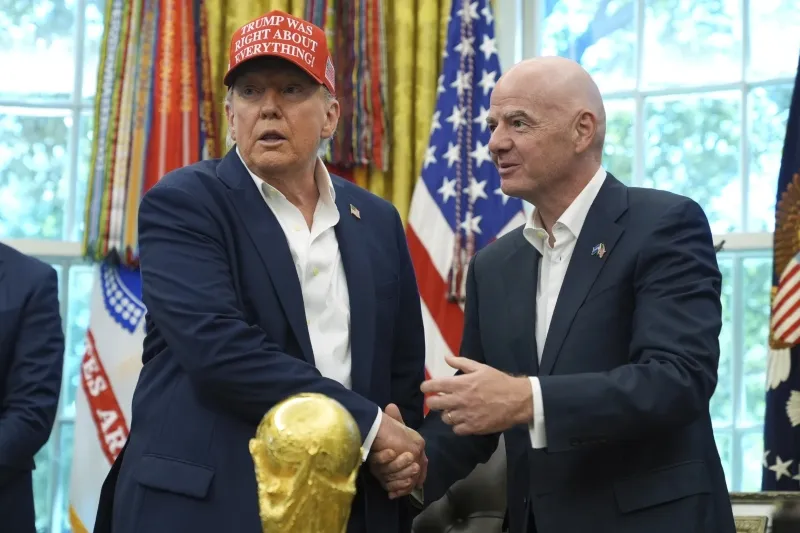 Trump con Gianni Infantino y la Copa del mundo | AP
